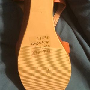 Brand new wedged shoes